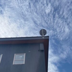 2025年9月7日　熊本県八代市松崎町F様邸　デザインアンテナ+4K8K対応BSCSアンテナ設置工事