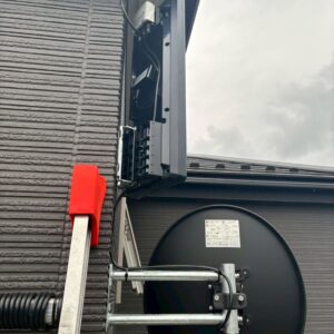 2025年10月13日　千葉県我孫子市天王台O様邸　デザインアンテナと4K8K対応BS/CSアンテナ設置工事