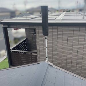 2025年10月4日　福岡県久留米市安武町安武本O様邸　ユニコーンアンテナ設置工事